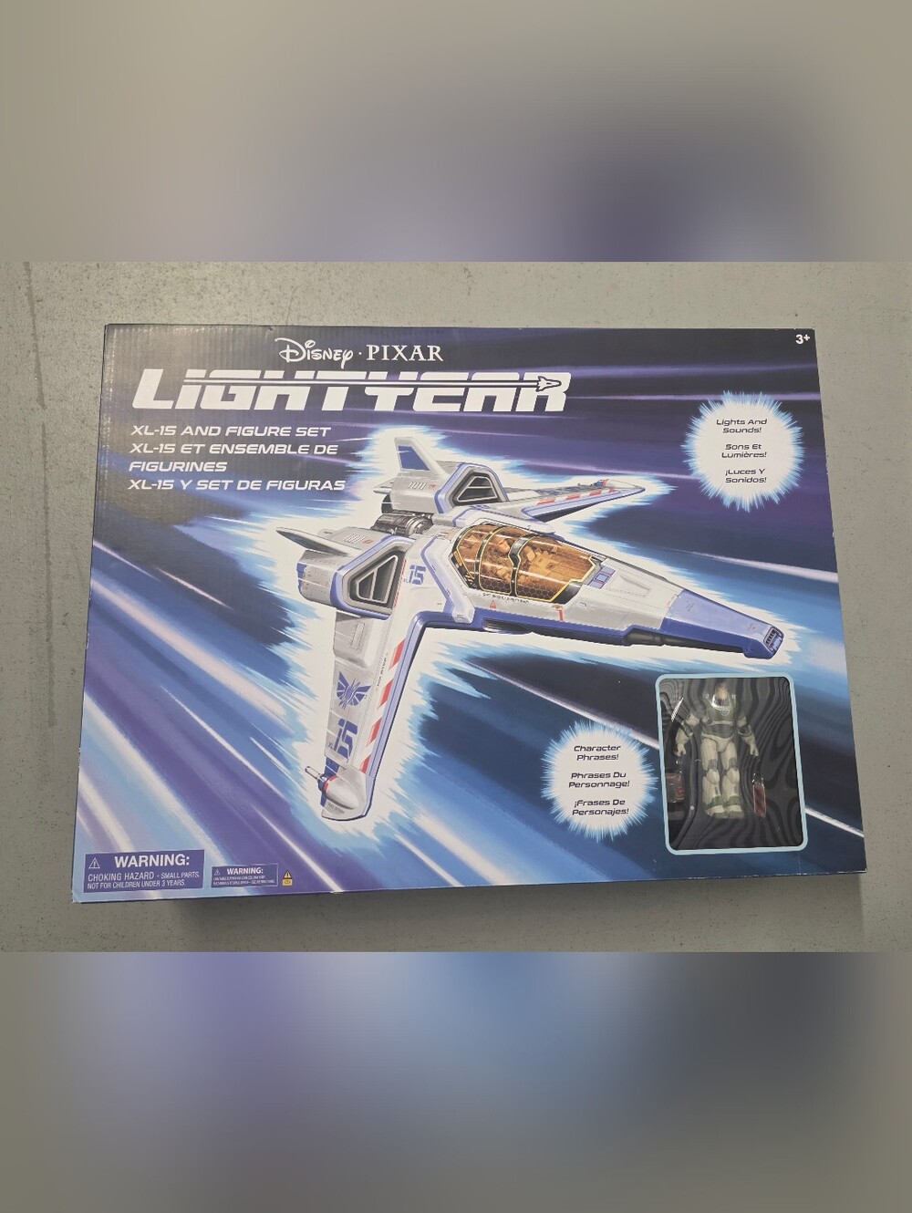 Disney Parks Pixar Lightyear XL-15 Vehicle and Figure Set New with Box